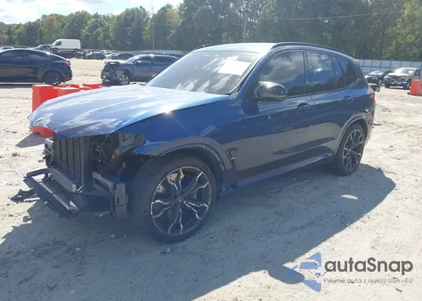 2020 BMW X3 M Competition z USA, uszkodzony, nr VIN 5YMTS0C00LLT10243